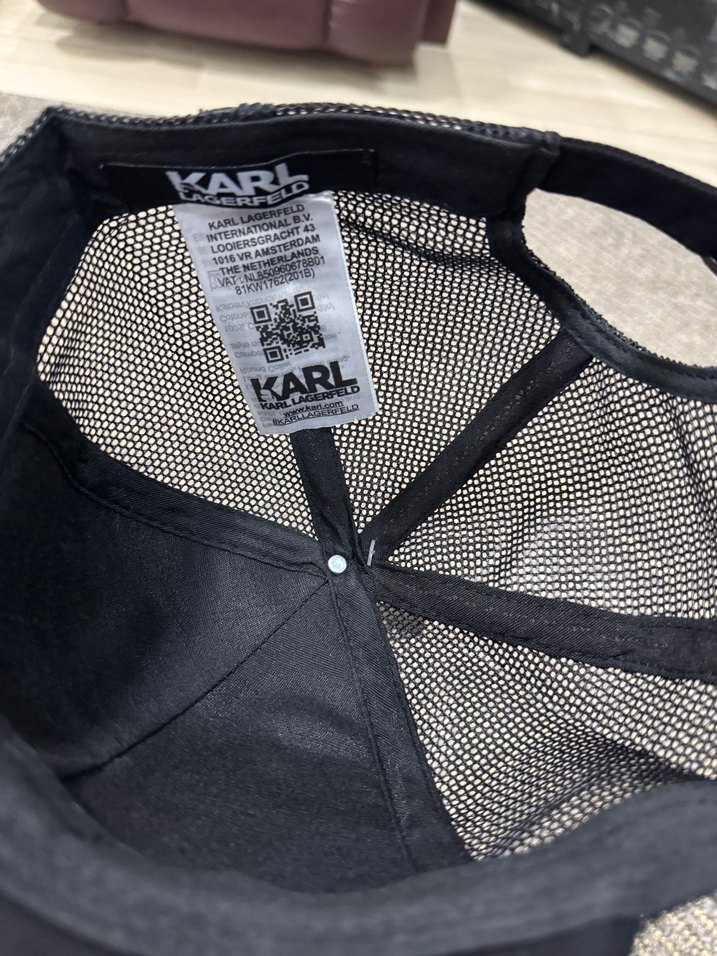 KARL LAGERFELD  SİYAH ŞAPKA - Görsel 4