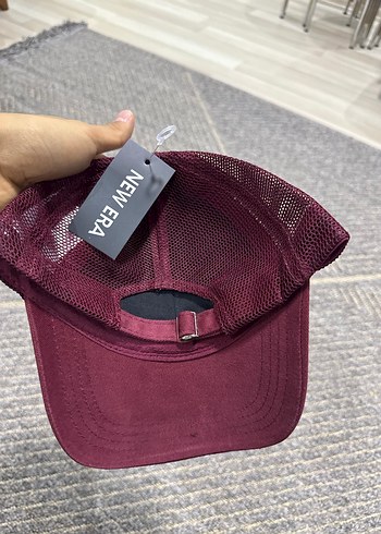 NEW ERA BORDO ŞAPKA - Görsel 3