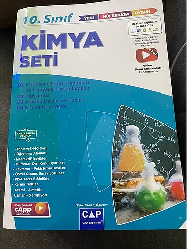 kimya seti çap