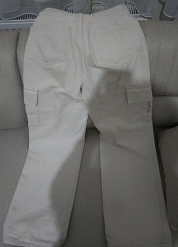 Trendyol & Milla Krem kargo pantolon 