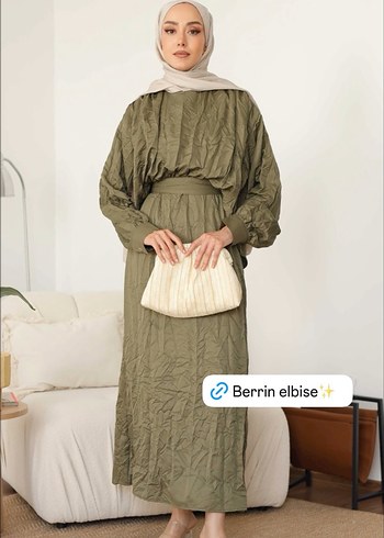 Kemerli elbise