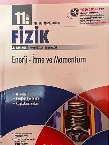  Beden Renk 11.sınıf çap fizik fasikül