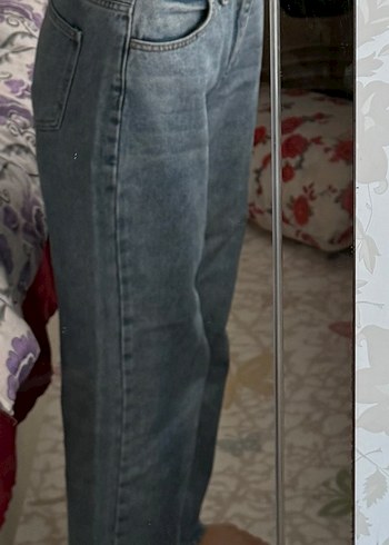 Diğer Mom jean mavi kot pantolon