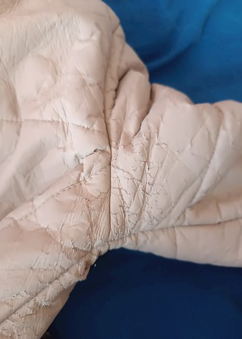 Kız çocuk 10 yaş uzun kürklü şişme mont - Görsel 6