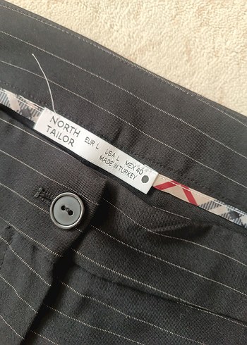 Kadın Pileli Kumaş Pantolon - Görsel 7