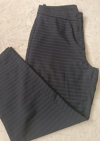 Kadın Pileli Kumaş Pantolon - Görsel 8