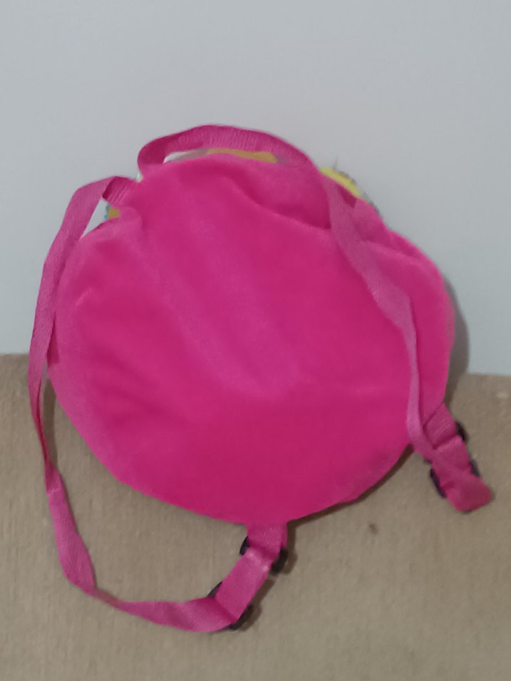 Renkli Payetli Gülümseyen Yüz Çocuk  çanta - Görsel 4