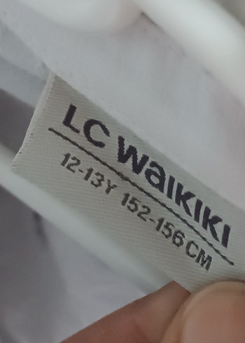 Kız Çocuk Beyaz Nakışlı Kısa Kollu Gömlek - Görsel 4