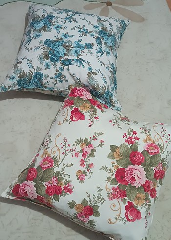 Çiçek Desenli Pastel Renkli Kırlentler - Görsel 4