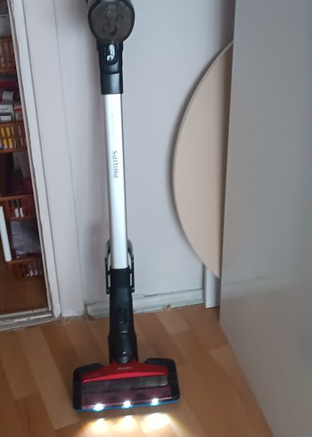 Kırmızı Kablosuz Elektrikli Süpürge - Görsel 5