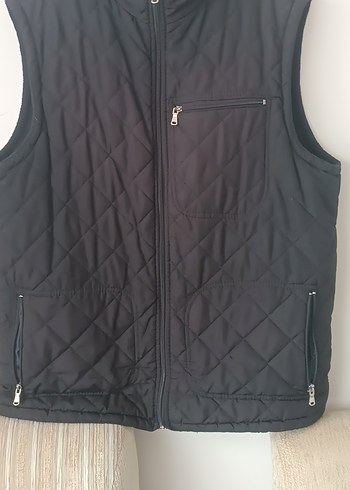 Siyah Fermuarlı Erkek Yelek - Görsel 3