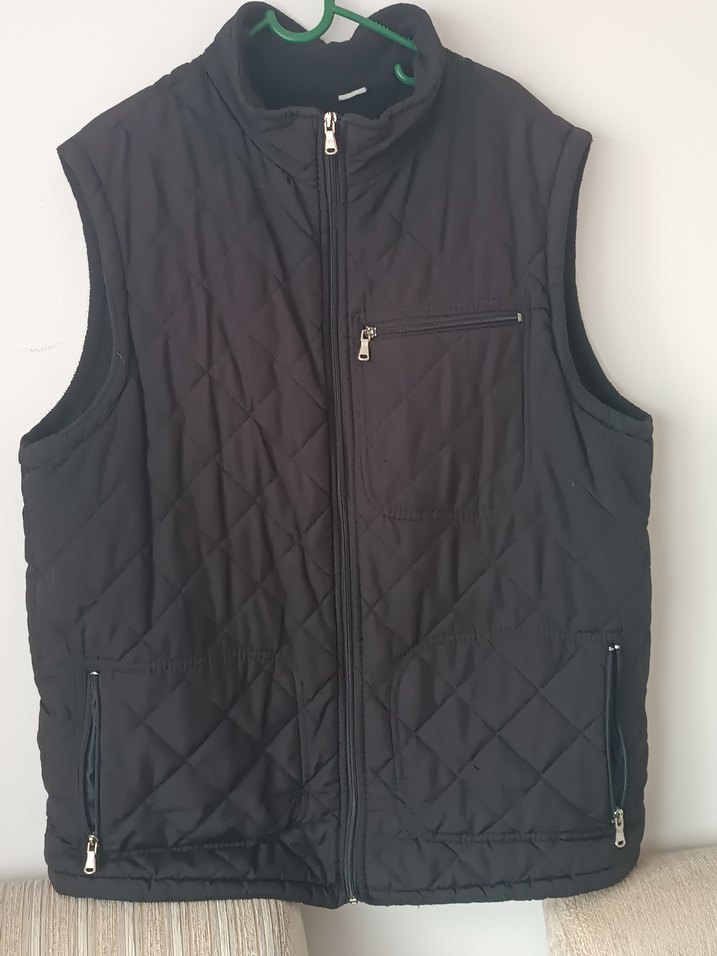 Siyah Fermuarlı Erkek Yelek - Görsel 2