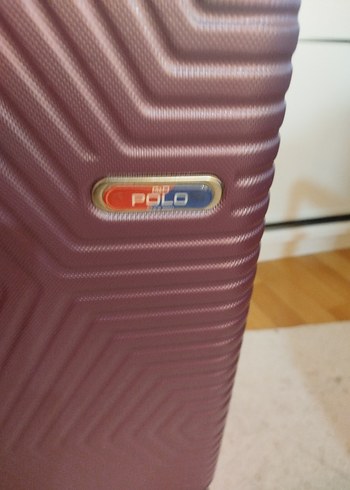 Beden bordo Renk Polo gab Bordo Fermuarlı Erkek Valiz