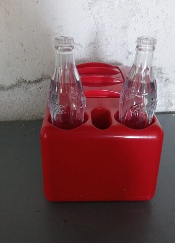 Coco cola peçetelik tuzluk biberlik