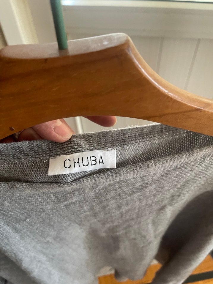 Gri Bol Kesim triko Bohem Kadın Kazak - Görsel 4