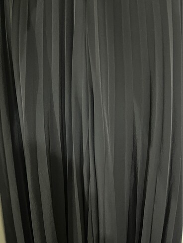 Mango pileli plazzo pantolon - Görsel 2