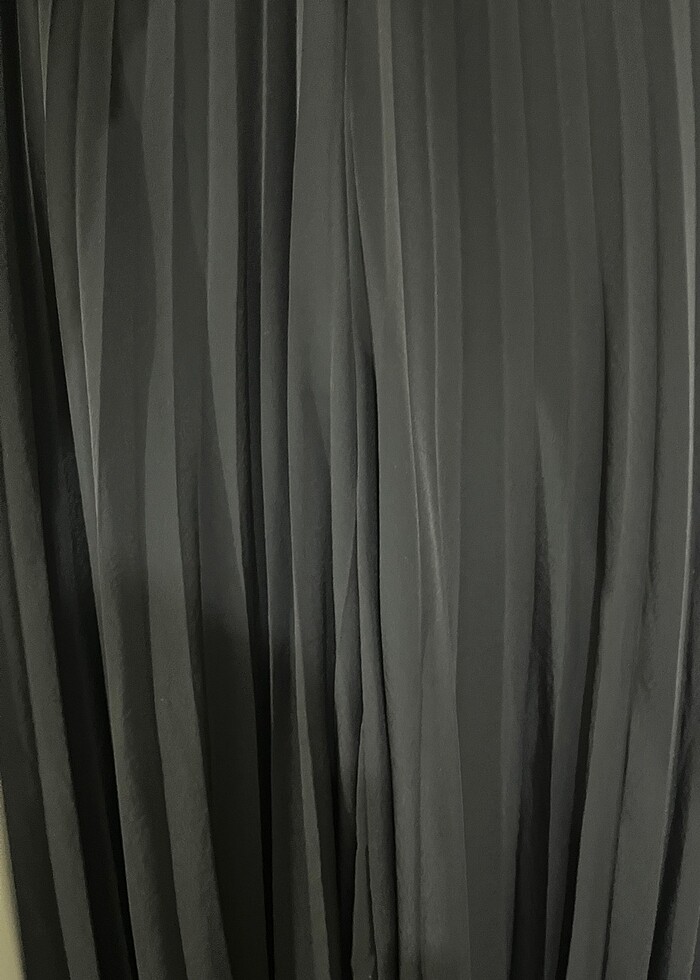 Mango pileli plazzo pantolon - Görsel 2