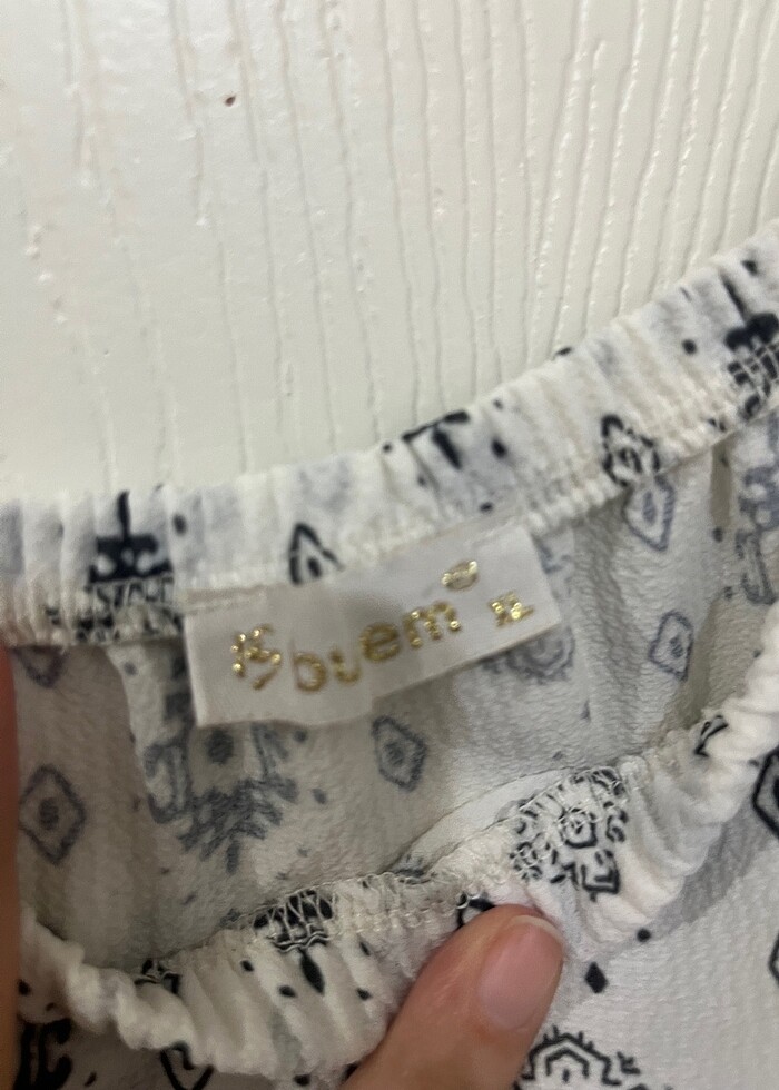 Desenli bluz - Görsel 2