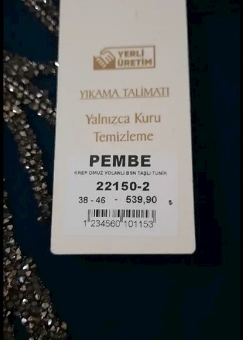 Diğer Kadın Turkuaz Uzun Kollu Fırfırlı Abiye Tunik
