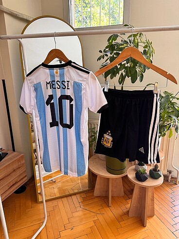 Arjantin Messi 164 Beden 13-14 Yaş Çocuk Forma&Şort Takım