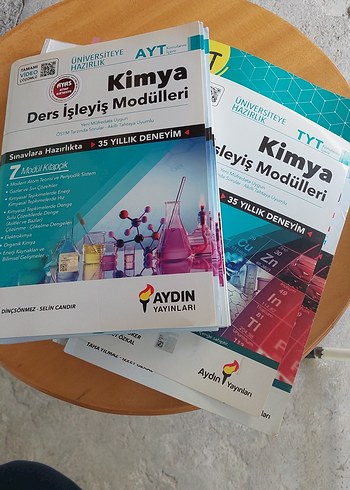Kimya Ders İşleyiş Modülleri AYT ve TYT Kitapları set