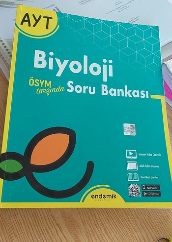 AYT Biyoloji Soru Bankası Endemik(üstü çizik yerler hariç boş)