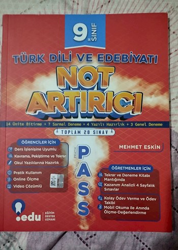 9. Sınıf Türk Dili ve Edebiyatı Not Artırıcı Kitap
