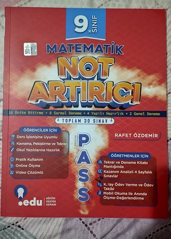 9. Sınıf Matematik Not Artırıcı Sınav Kitabı