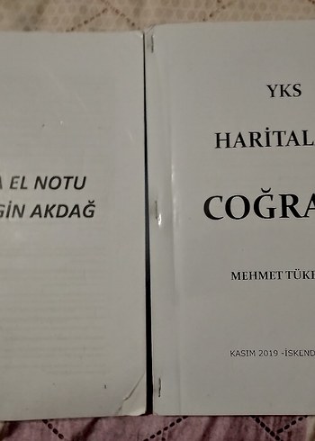 YKS Coğrafya Haritaları El Notu