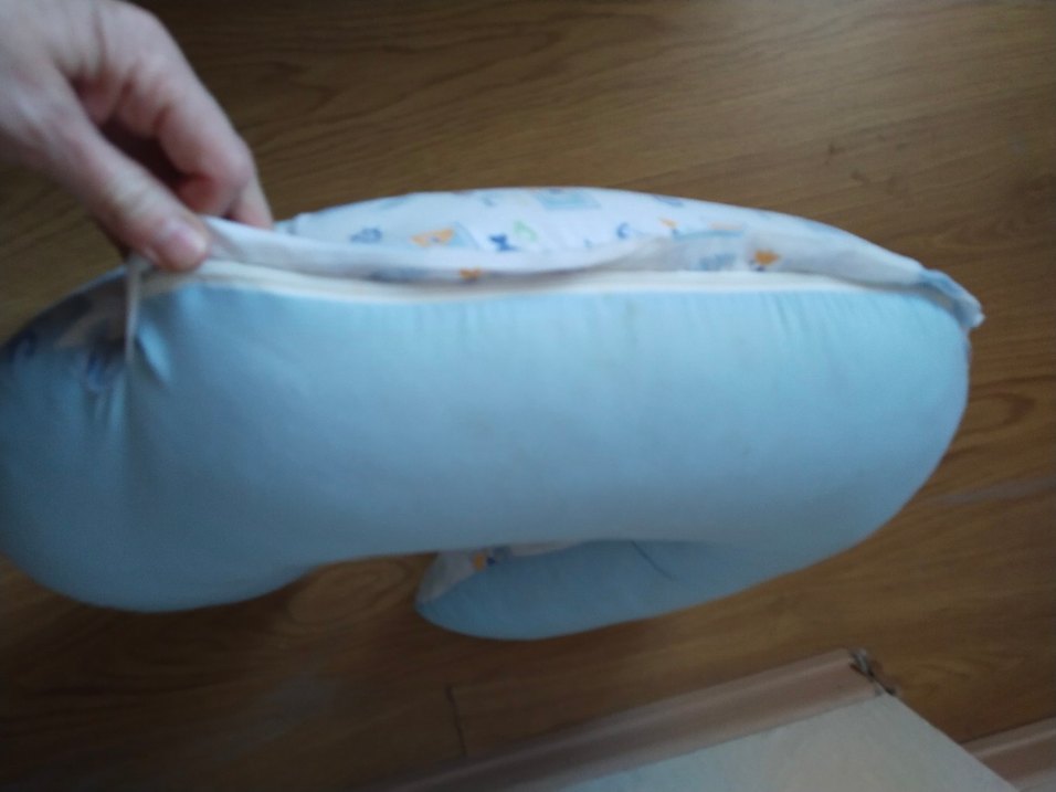 Baskılı Mavi Hamile ve Emzirme Yastığı - Görsel 2