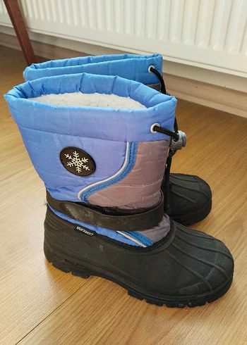 Koyu Mavi Erkek Çocuk kar Botu