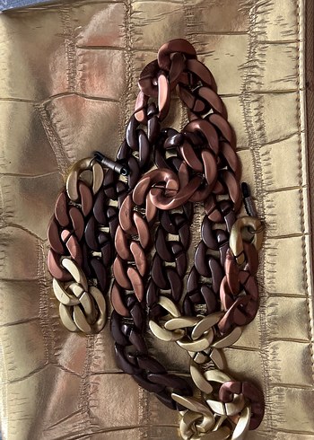 Zincir Detaylı Kadın gözlük kolyesi - Görsel 2