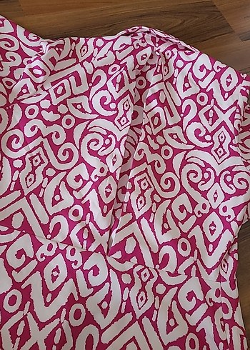 Pembe Desenli gömlek - Görsel 4