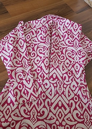 Pembe Desenli gömlek - Görsel 5