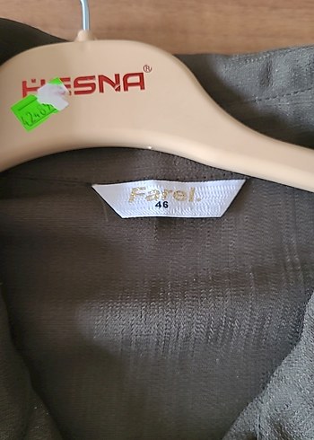 Kadın Haki Uzun Kollu Salaş Tunik - Görsel 3