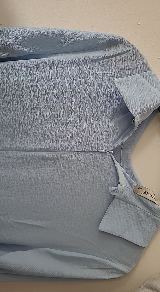 Mavi Piliseli Bohem Uzun Elbise - Görsel 5