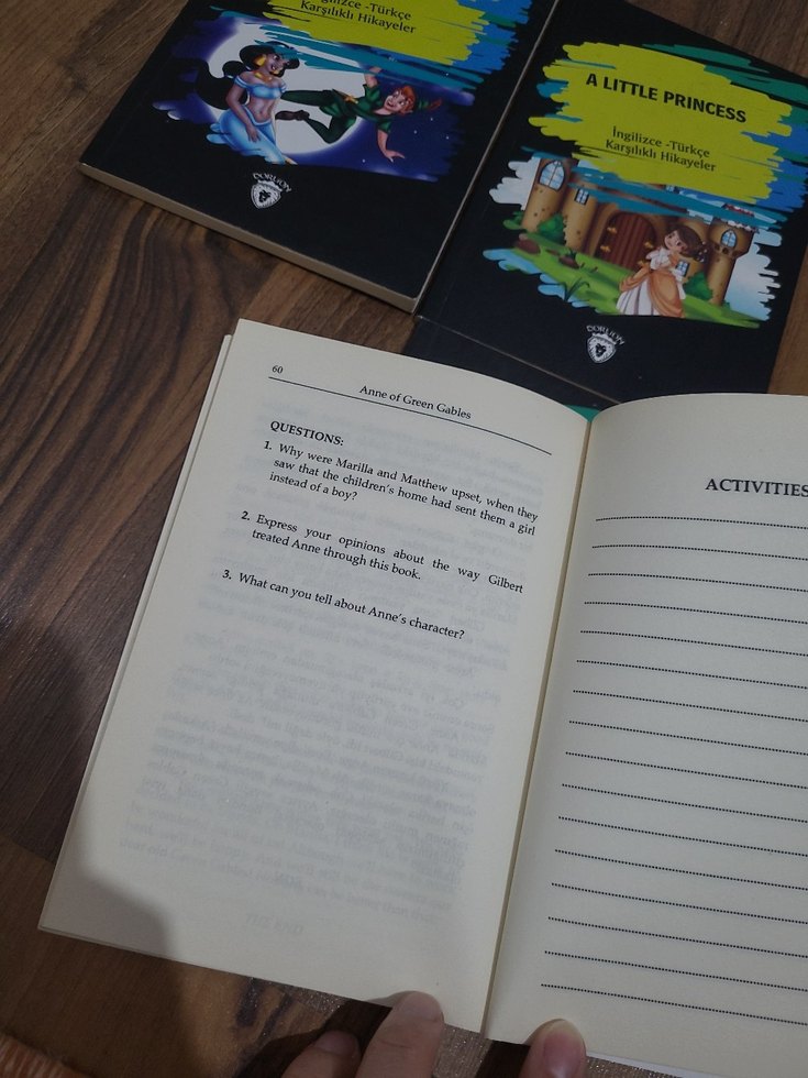 İngilizce-Türkçe Kitap okuma Seti - Görsel 3