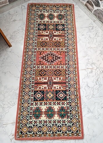 Yün Halı Yolluk ( Uzunluğu 190 cm & Eni 75 cm )