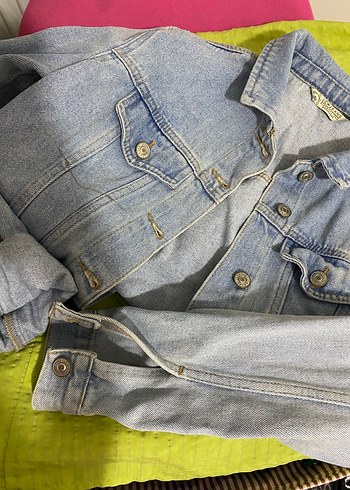 LC Waikiki LCW Düğmeli Mavi Denim Ceket
