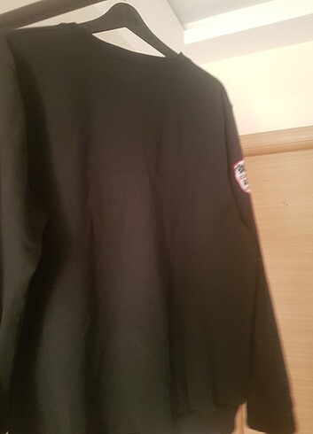 12-13 Yaş Beden siyah Renk Açı koleji sweat