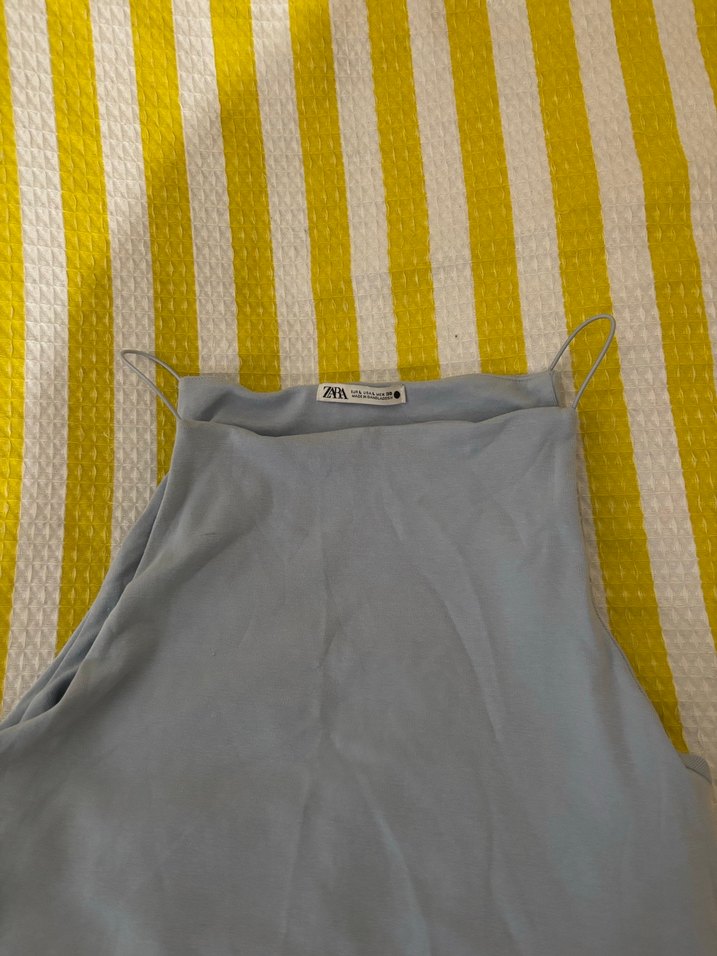 Zara boyundan bağlamalı top - Görsel 2