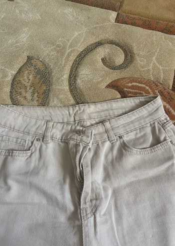 Bej mom jean - Görsel 2