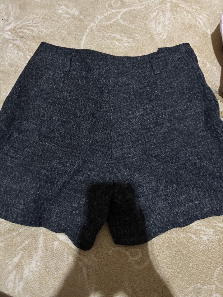 Kadın Gri Mini Etek - Görsel 4