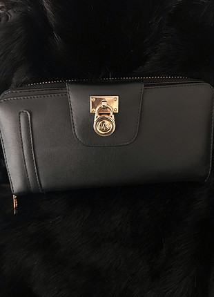 Michael Kors Michael kors siyah deri cüzdan