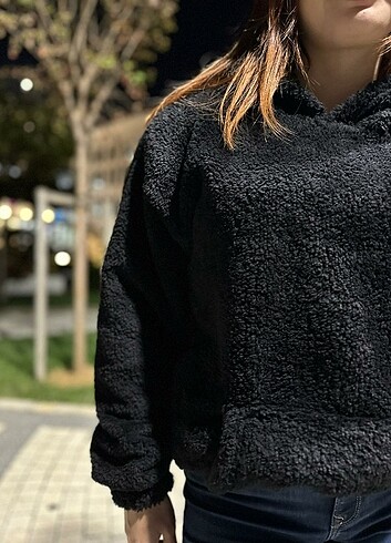 m Beden Peluş sweatshirt Oversize imalattan satış 