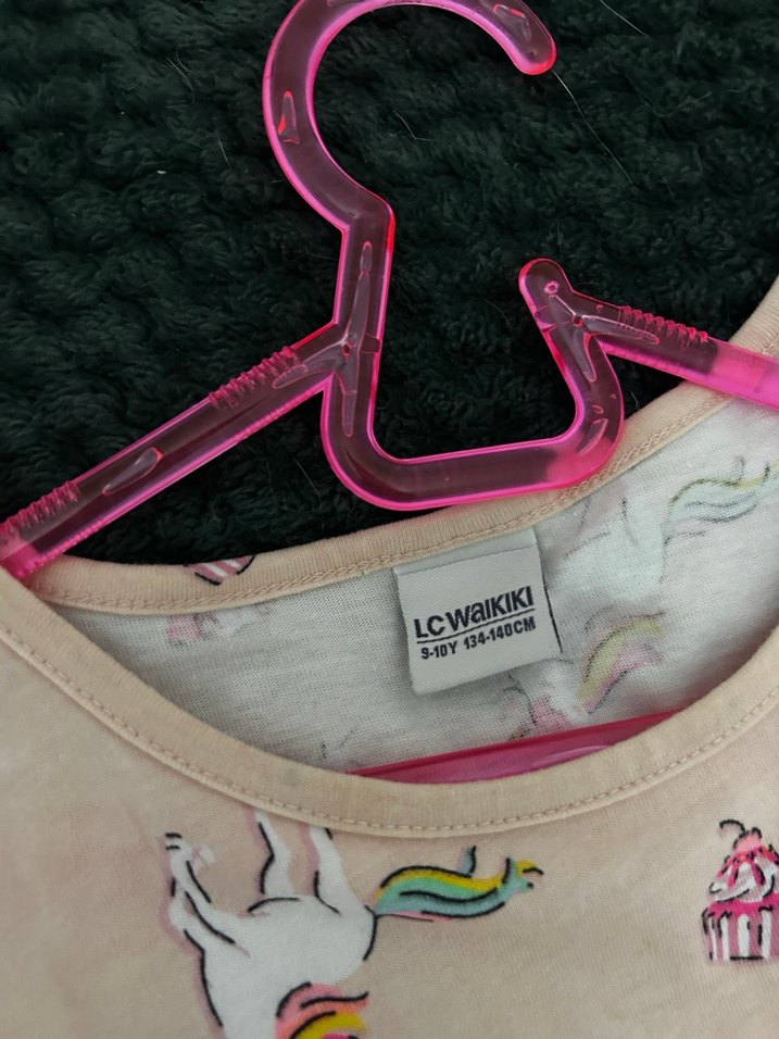 Kız Çocuk Penye Elbise - Görsel 2