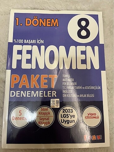 lgs 1.dönem deneme kitabı