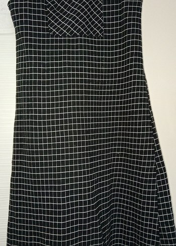 Gri Kareli jile elbise, elbise - Görsel 2