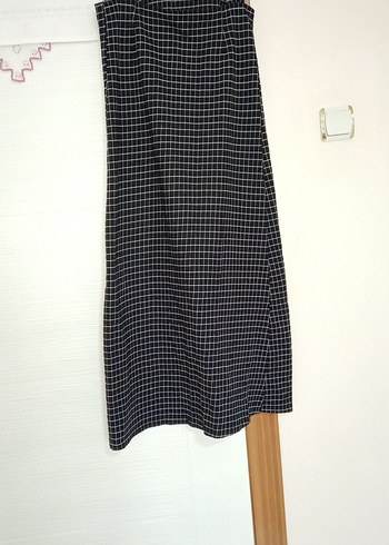 Gri Kareli jile elbise, elbise - Görsel 4