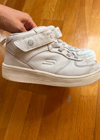 31 Beden beyaz Renk Beyaz unisex Çocuk Sneakers Velcro Bantlı
